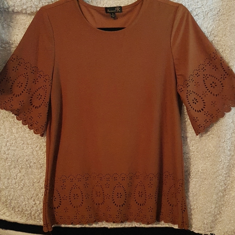 Brown blouse